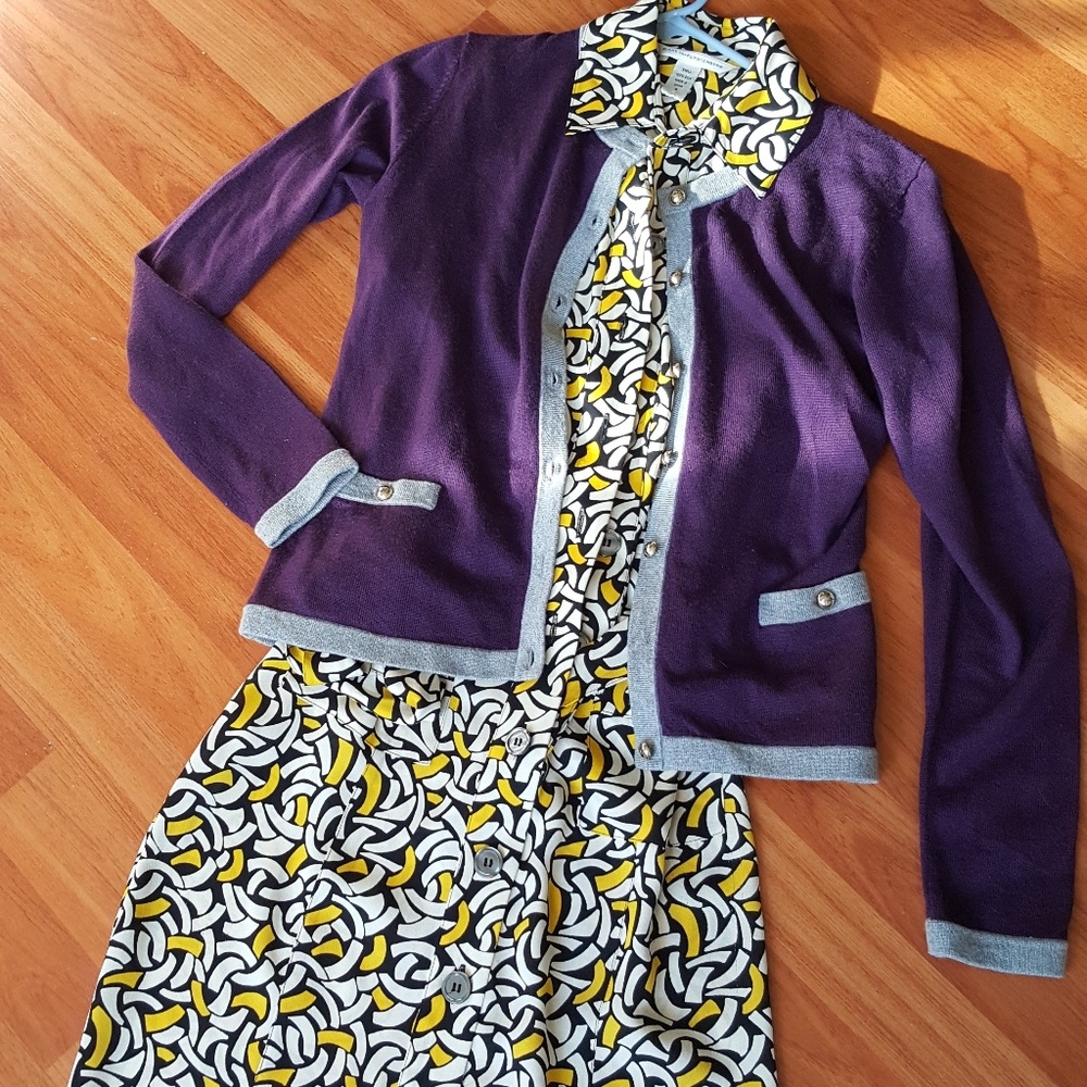 COPY - DVF 100% silk mini dress